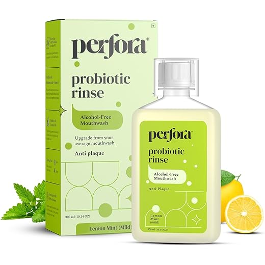 Perfora Lemon Mint Mouthwash 300ml