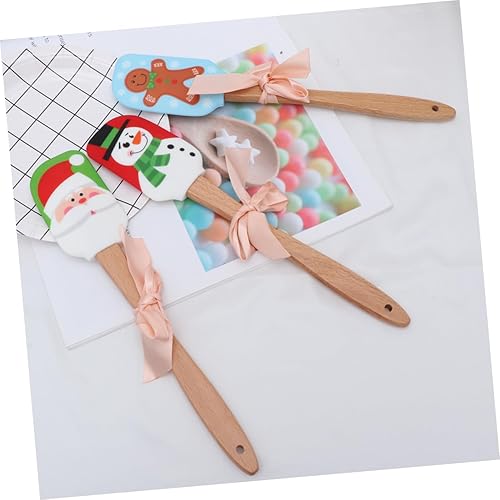 Miniatura 4 de Abaodam 9 Pcs Butter Scraper for Restaurant Espatulas De Reposteria Bread Tools Christmas Scraper Tool Kitchen Scraper Christmas Silicone Spatula