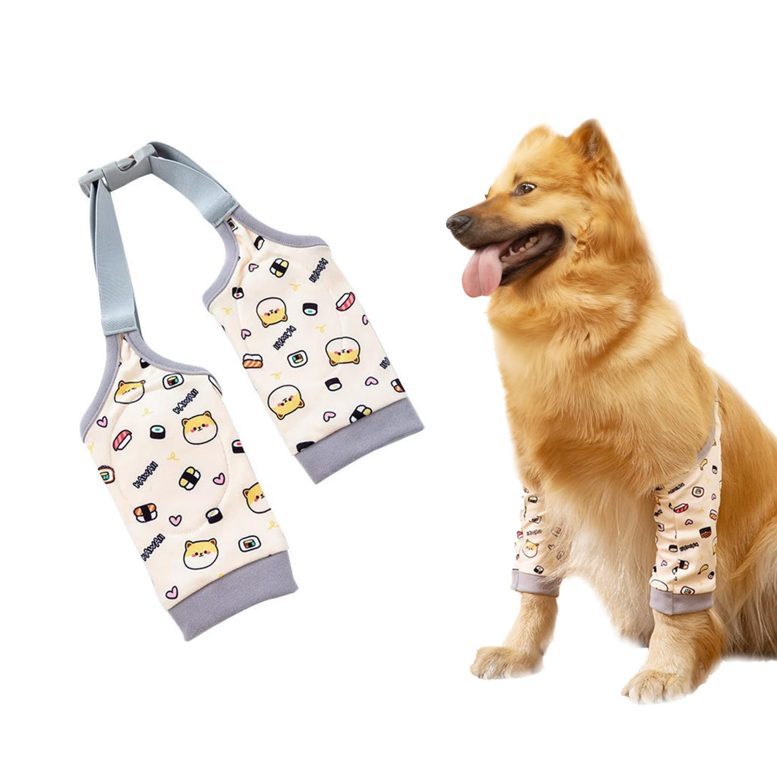 technodry Dog Leg Protectors, Soft Velvet Dog Sleeve for Elbow & Joint Support