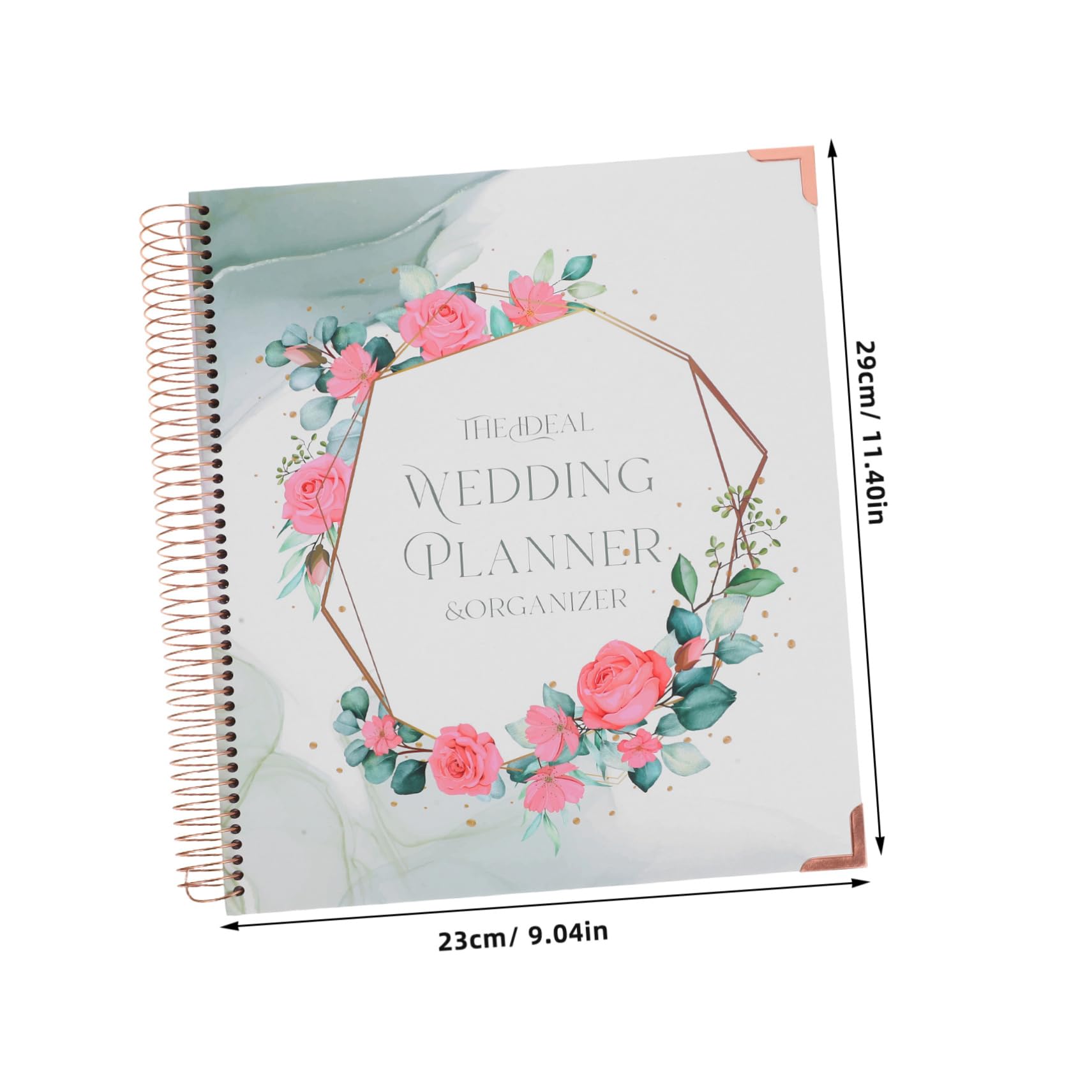 Hochzeitsplanerbuch mit Budgetplanung und Checkliste Planungsbuch aus Papier für Verlobung und Hochzeit Notizbuch Design