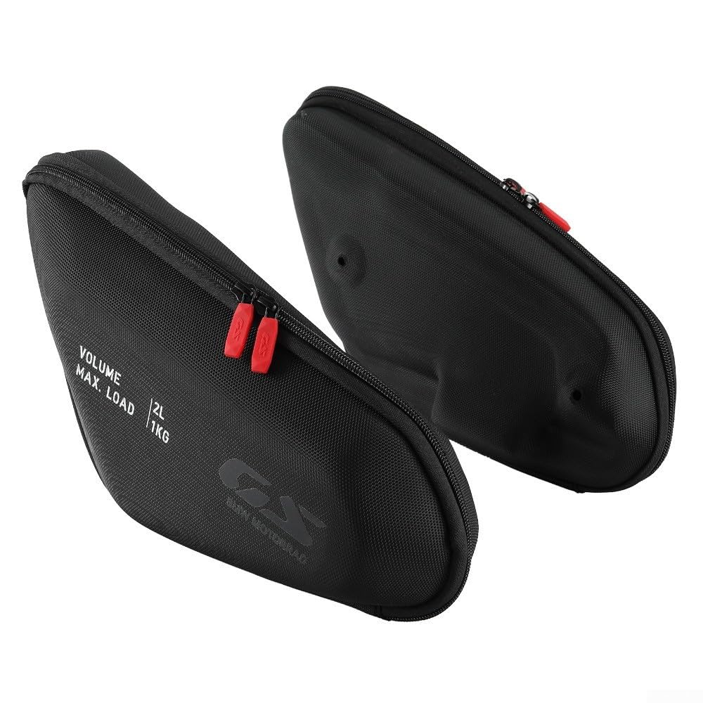 EasyByMall Sacoche de support latéral pour moto, 2 pièces de poche latérale pour cadre pour BMW pour R 1300 pour GS pour Adventure 2024-2025 Imperméable et anti-poussière