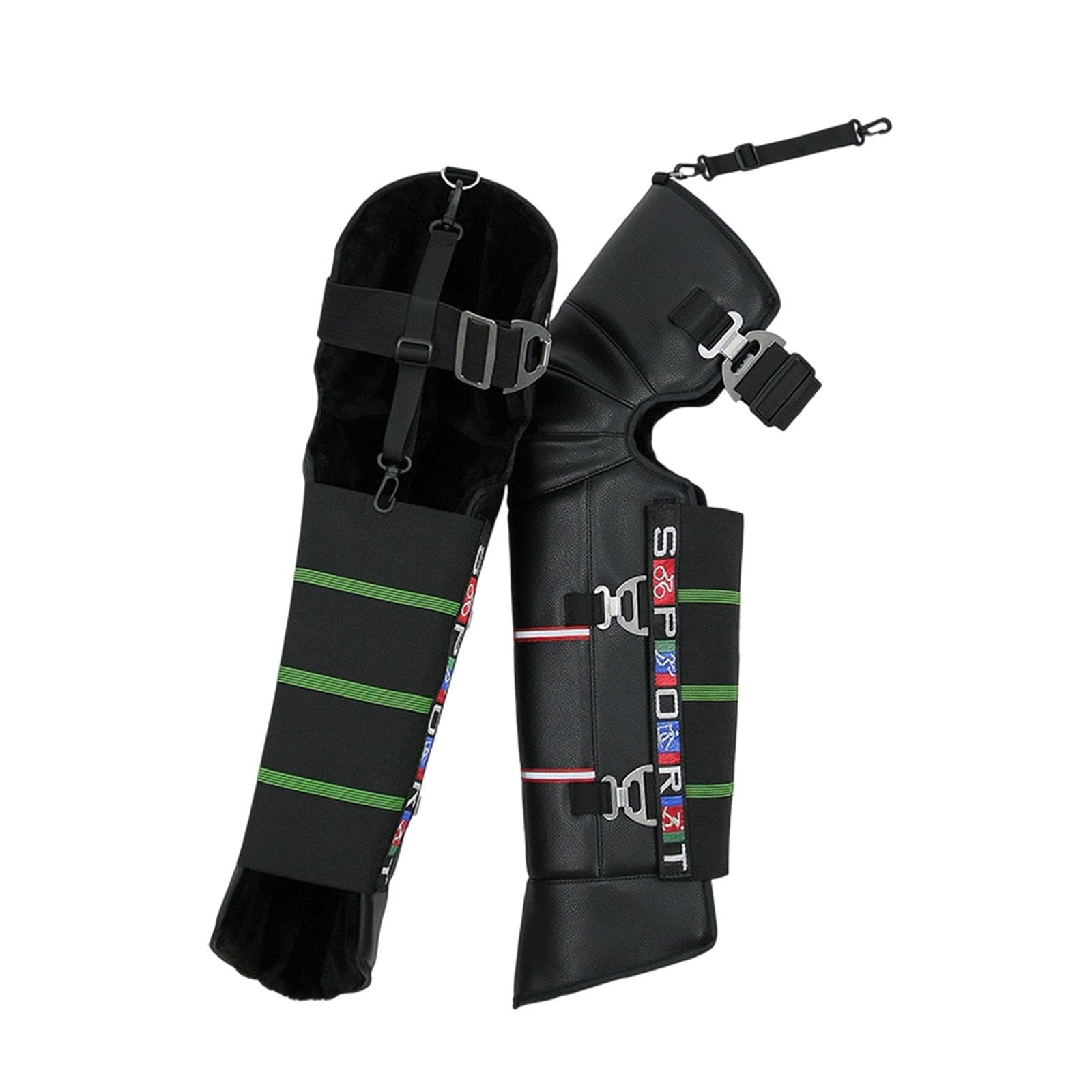 Genouillères Multifonctionnelles et Ergonomiques pour Le Cyclisme, l'escalade et Le Snowboard, Boucle en Acier
