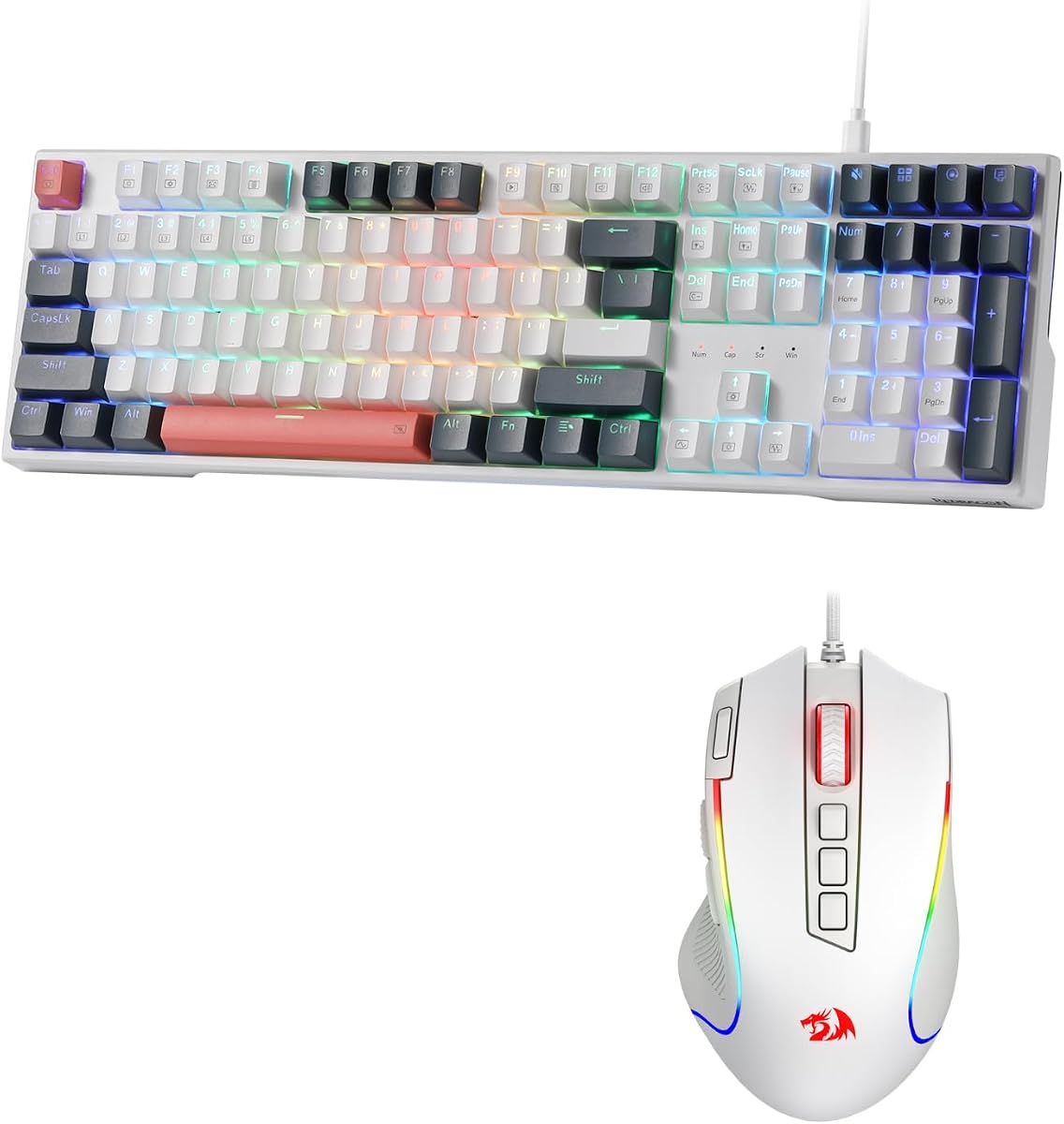 Redragon K668 Keyboard and M612 Mouse Bundle