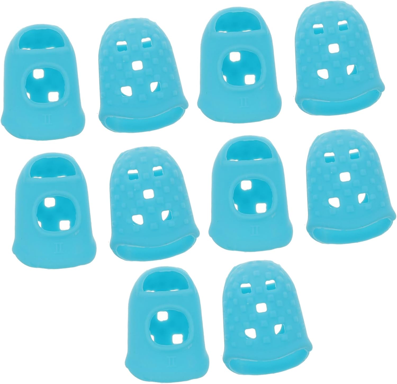 DIYEAH 10pcs Sewing Helper of Silicone Finger Protectors Non-Slip Finger Cots for Quilting Craft Cross Stitch and Sewing Protector