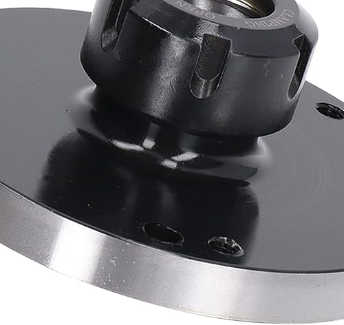 Miniatura 2 de Portabrocas de sujeción de trabajo 7 agujeros ER32 D125 Acero al carbono Collet Chuck Accesorio para fresadora CNC Herramienta