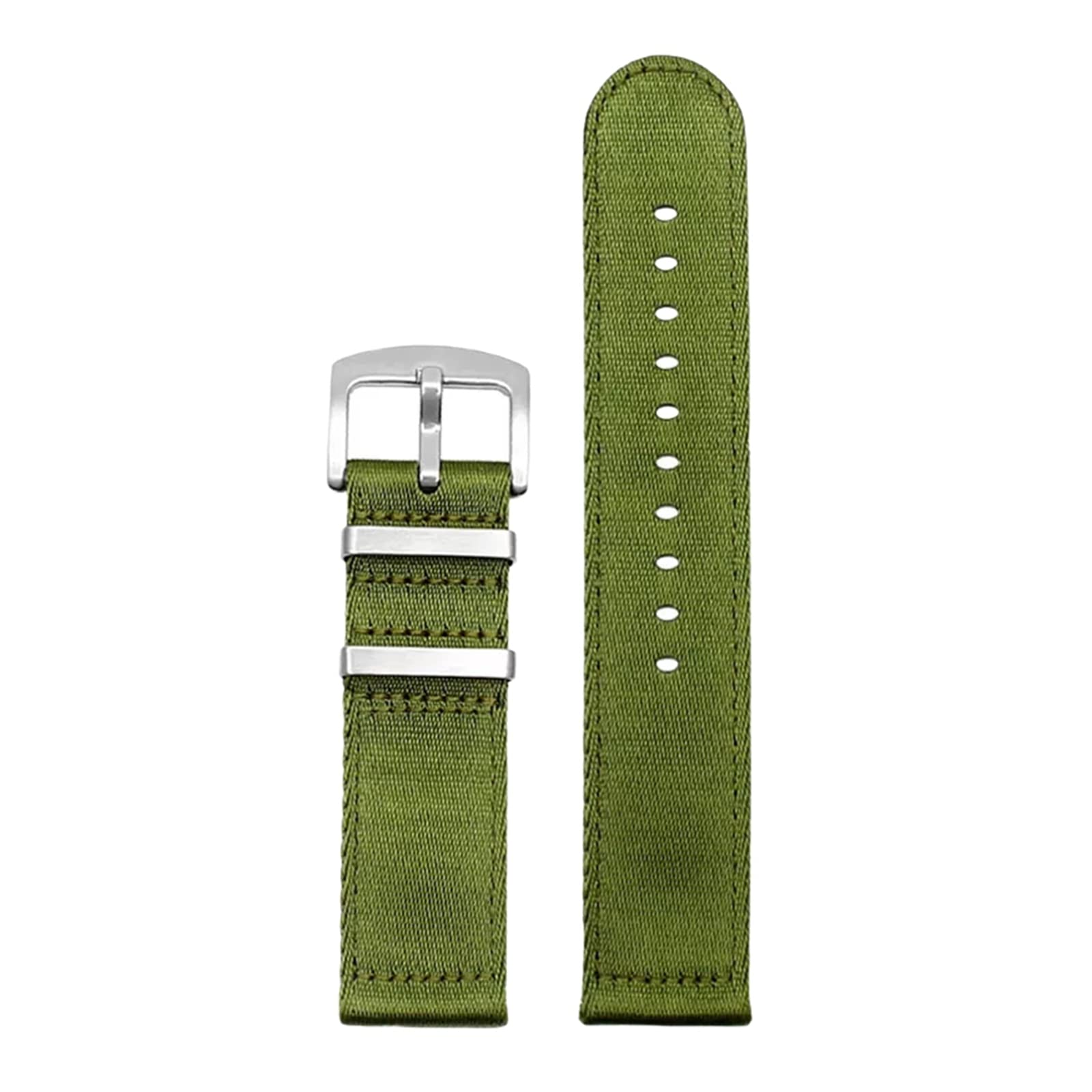 Bracelet montre nylon tressé soyeux universel pour hommes et femmes élégants