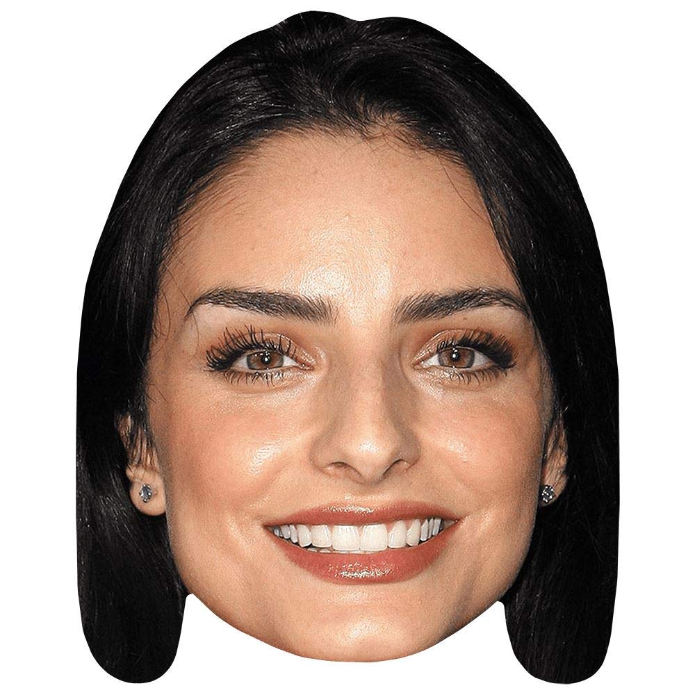 Aislinn Derbez (Smile) Celebrity Mask, Flat Card Face, Fancy Dress Mask