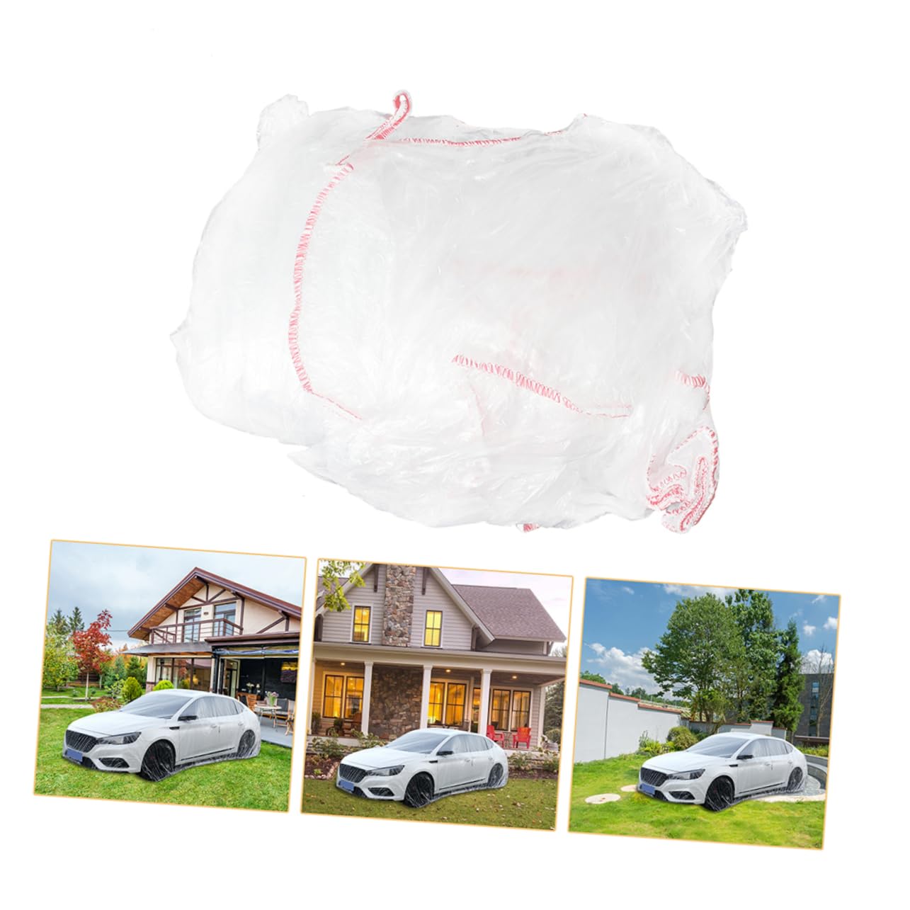 OUNONA Protection Weatherproof Easy to Use Outdoor Automotive Cover for Cars and Suvs — view 8