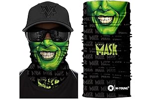 Anime Neck Gaiter: Unleash Your Inner Ninja with Skull Face Bandanas!