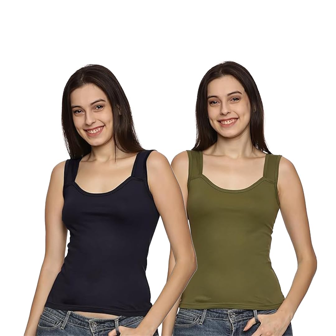 awwni Women's Sleeveless Tank Top | 100% Combed Cotton | Casual Wear | Comfortable Fit | Soft Fabric-picture-37