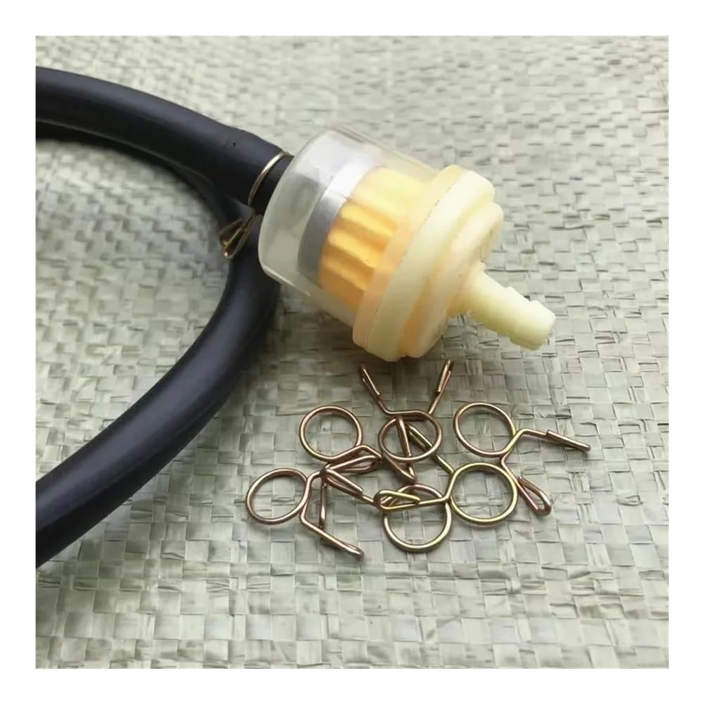 Filtri Dell'olio Filtro Carburante Universale Per Benzina, 10 Pezzi, Per Scooter, Moto, Ciclomotore, Da Cross, ATV(5pcs)