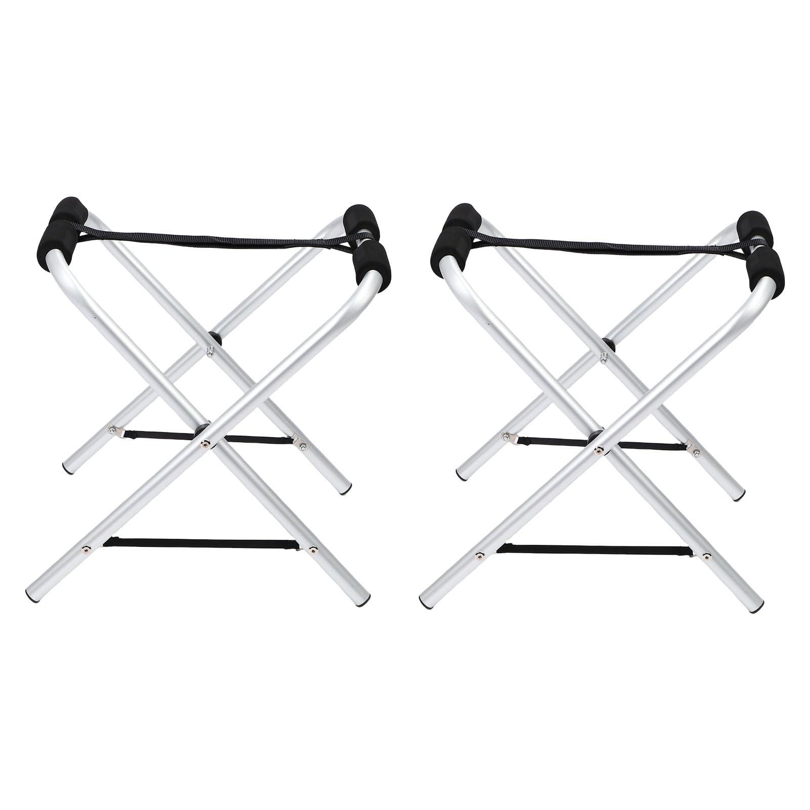 Rosvola Soporte Portátil para Kayak, Estante Compacto de Aluminio de 17 Pulgadas de Alto para Almacenamiento de Canoas y Tablas de Remo, 2 uds.