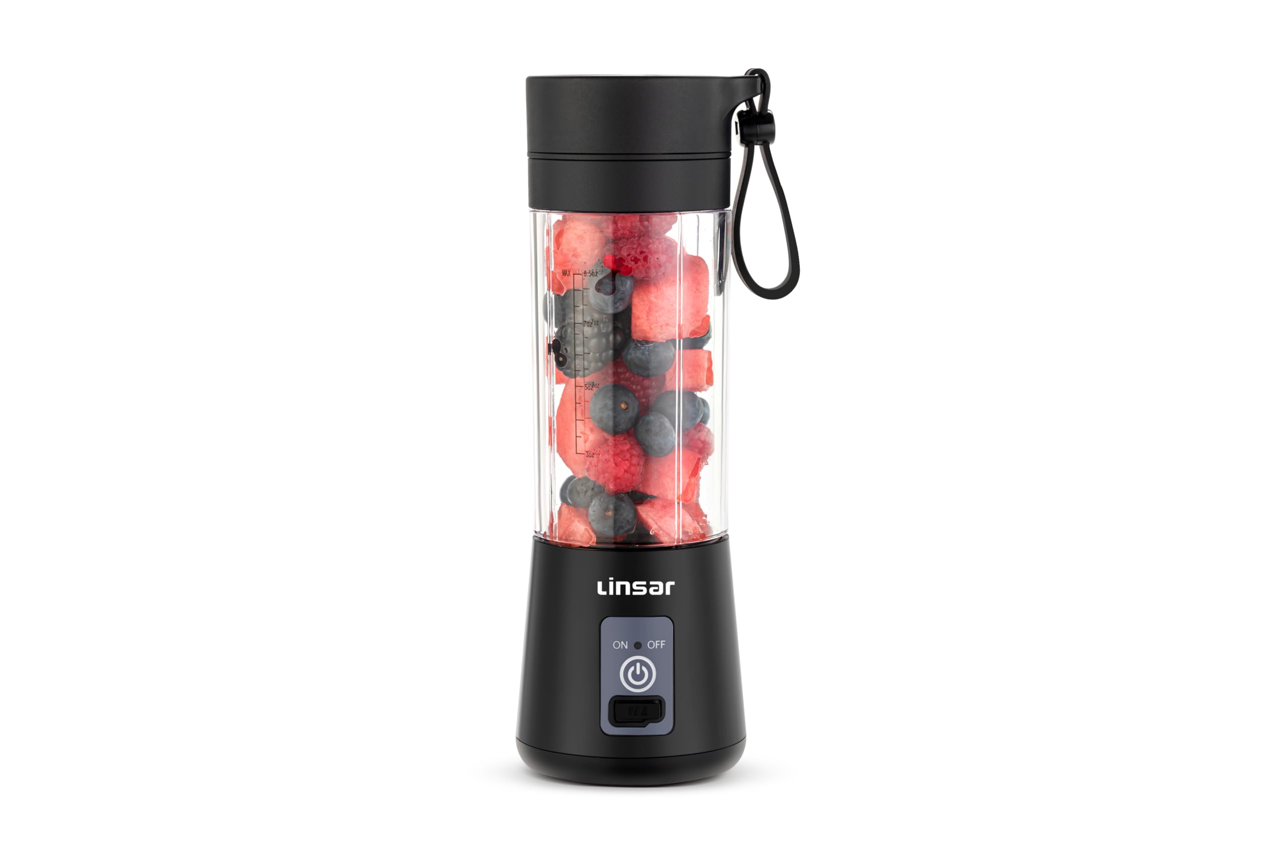 Portable Blender (Black) for Shakes and Smoothies with Durable Stainless Steel Blades for…