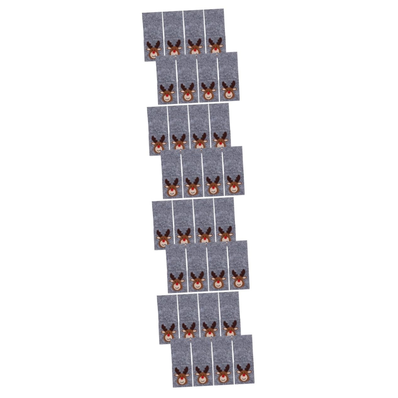 PRETYZOOM 4 Set Eleganti Portaposate Natalizie Decorazioni Da Tavola Per La Festa Di Natale Portautensili 8 Pezzi * 4