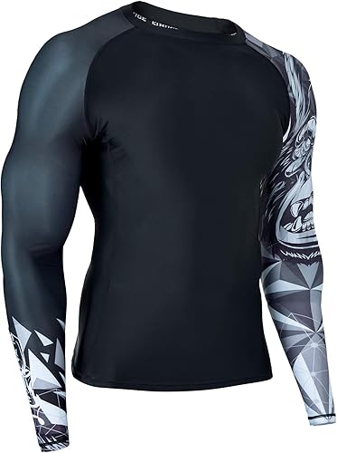 Miniatura 7 de HUGE SPORTS Serie Wildling  Camiseta de protección con protección UV, de secado rápido, con compresión