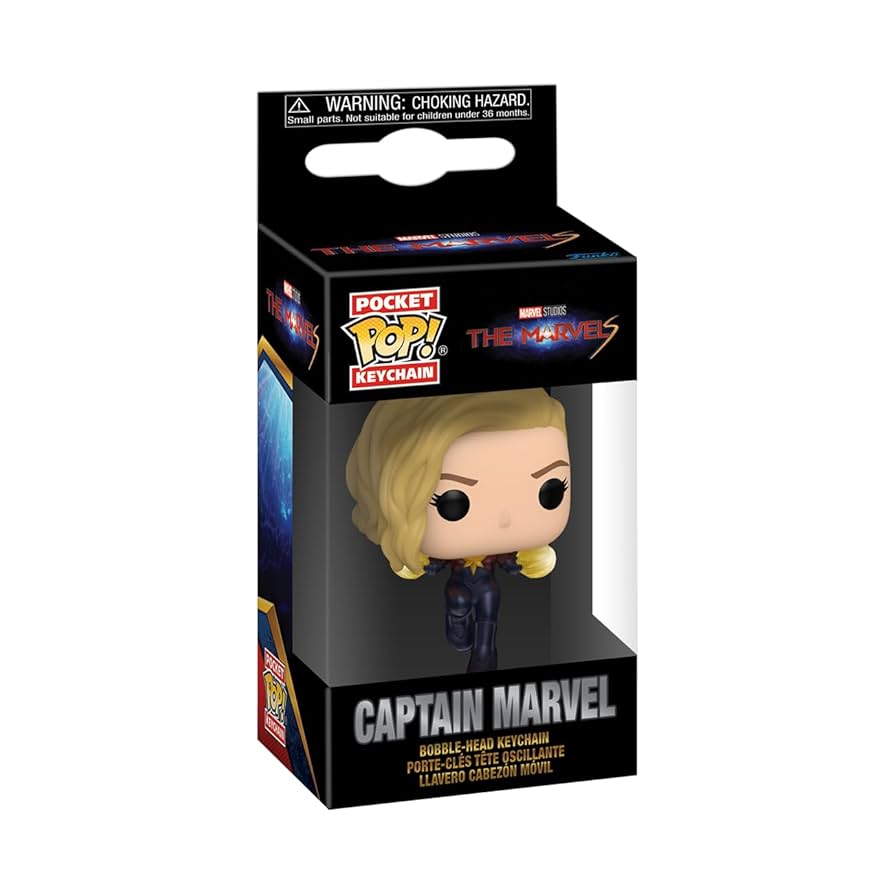 Amazon.com: Funko POP! Keychain: The Marvels - Captain