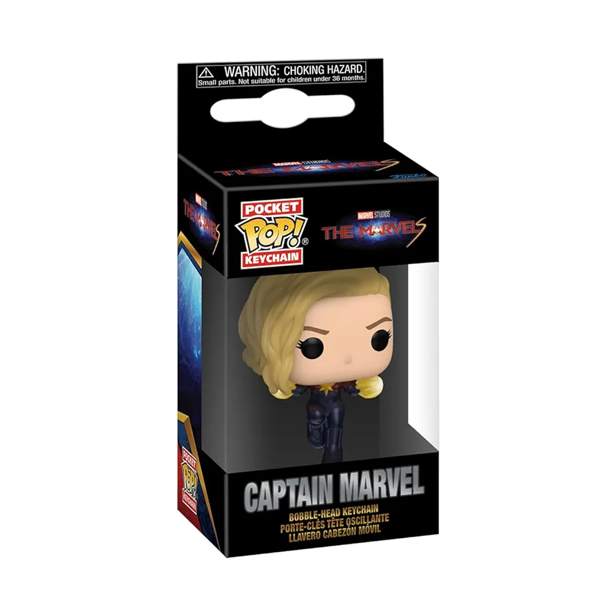 Amazon.com: Funko POP! Keychain: The Marvels - Captain