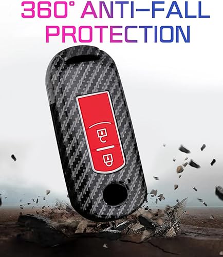 Miniatura 5 de ontto Funda para llave de coche con llavero para Mazda 2 3 5 6 2017 CX-4 CX-5 CX-7 CX-9 CX-3 CX 5 Accesorios