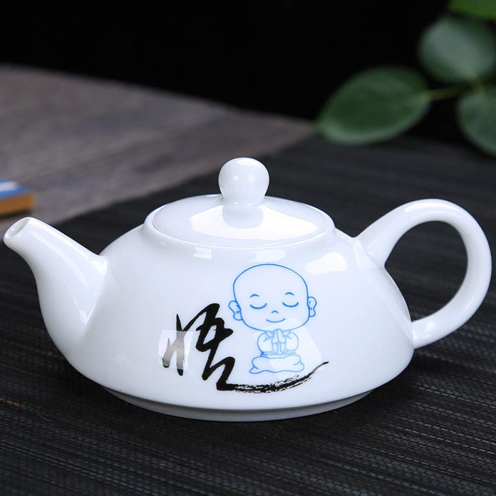 Tea Pot Tea Kettle Exquisite Blue and White Porcelain Tea Pot Drinkware Traditional Landscape Pattern Tea Pot Ceramic Flower Tea Set Teapot-05 (6)