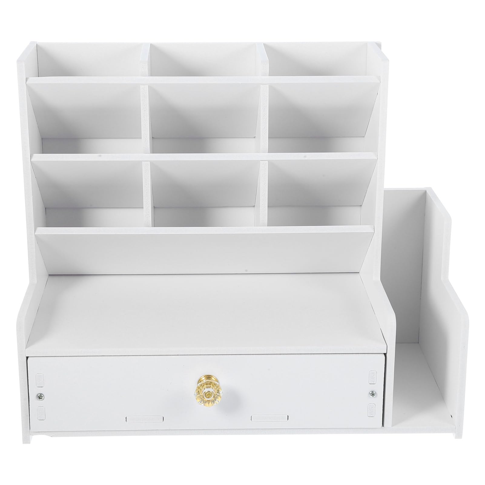 Uonlytech Organizador de Escritorio Multifunción Pp Blanco para Oficina