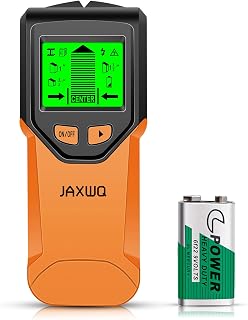 YourHomeImprovementExpert 5-in-1 Stud Finder Wall Scanner: Detects Wood/Metal Studs, AC Wires, Pipes w/ HD LCD & Smart Chip