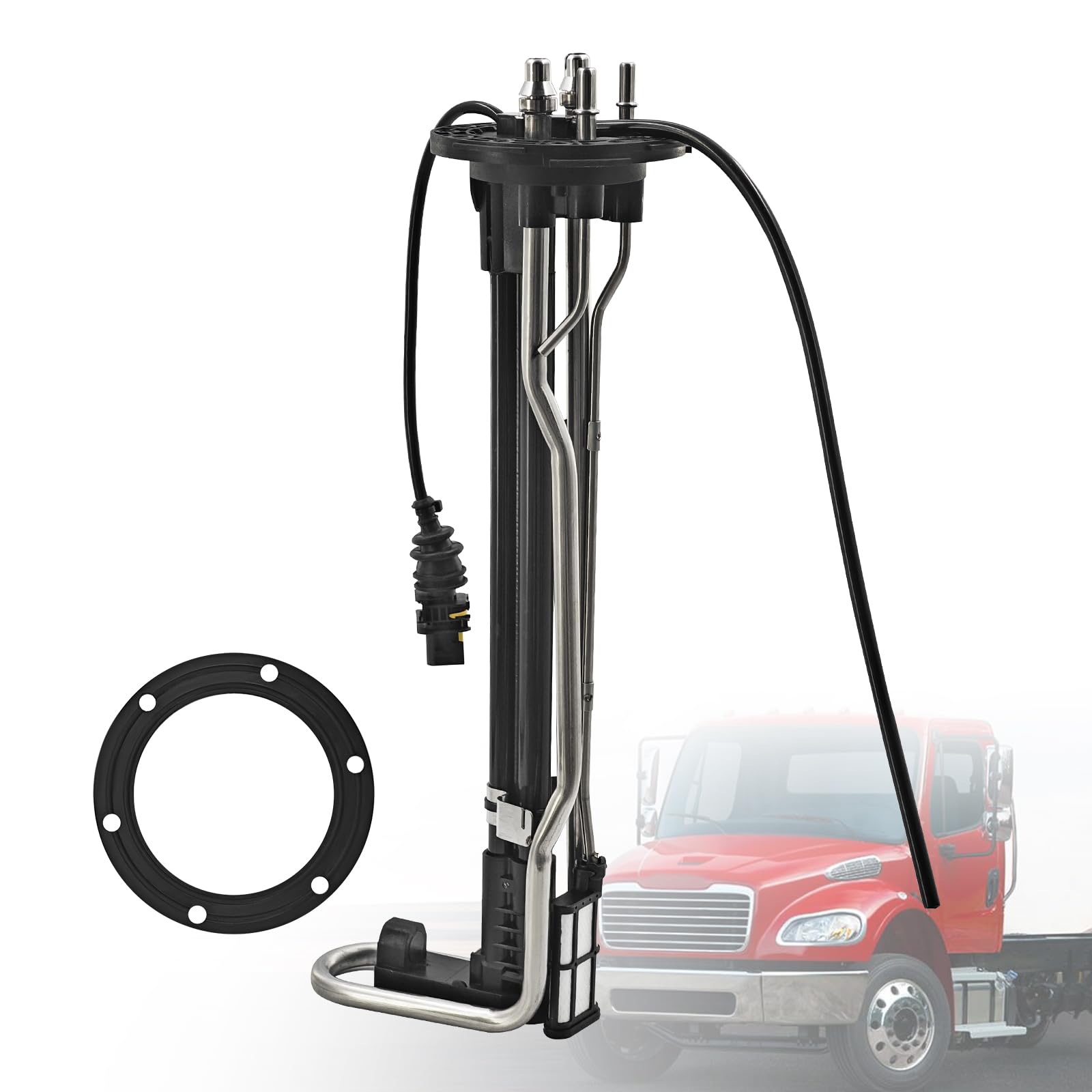 04-31354-004 DEF Tank Level Sensor 04-31354-002 Steel SSI Header Connector Fit for Freightliner Cummins Engine 6 Bolt Diesel Fluid