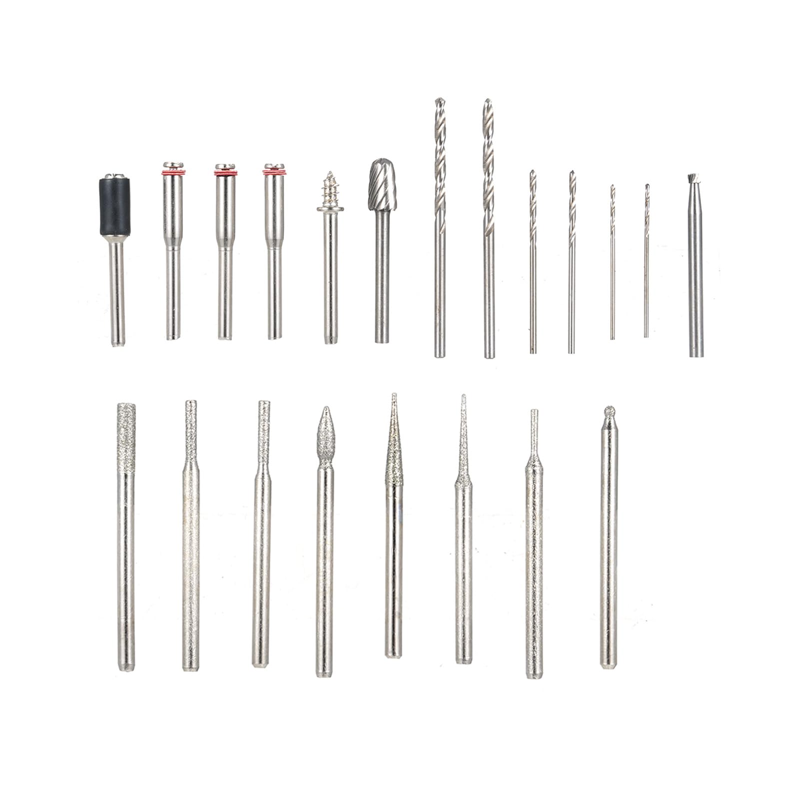 Mini kit de herramientas rotativas 3,7 V Mini amoladora 3 niveles de velocidad compacto cómodo (197Pcs)
