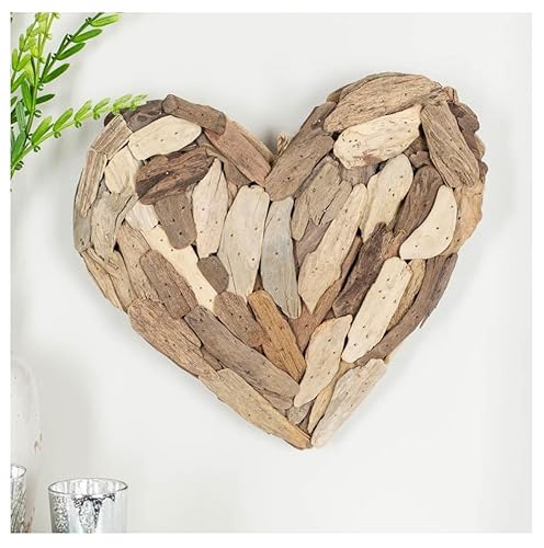 Factory Direct Craft Natural Driftwood Rustic Heart - Woodland Heart