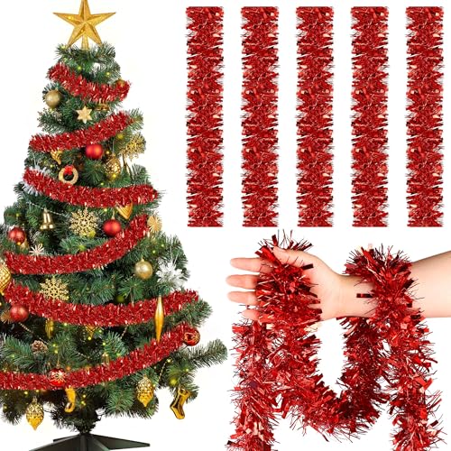 Weihnachtsgirlande 12M, Weihnachtsbaum Girlande Deko Girlande...