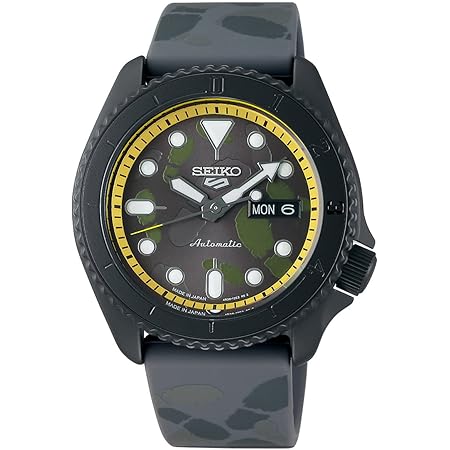 Amazon セイコー Seiko 5 Sports ワンピース One Piece コラボ 限定 サボ Sabo Sbsa157 自動巻き メカニカル 流通限定モデル 腕時計 セイコーファイブ センス Sense メンズ腕時計 腕時計 通販