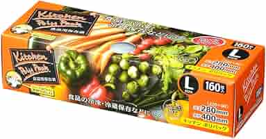 懐石　15袋　まとめ売り Amazon.co.jp: ジャパックス キッチンポリパックBOX徳用保存袋(L