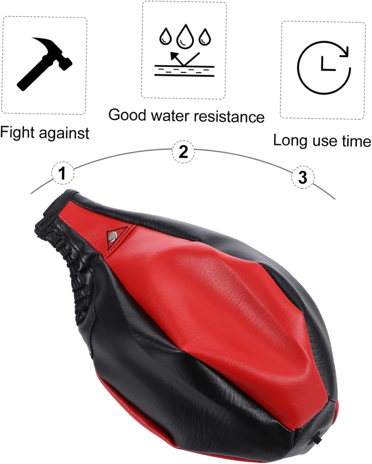 1Pc Professional Boxing Ball Hanging Decompression Speed Bag for Reflex Training PU Material Durable Boxing Equipment for Home Office and Gym Use