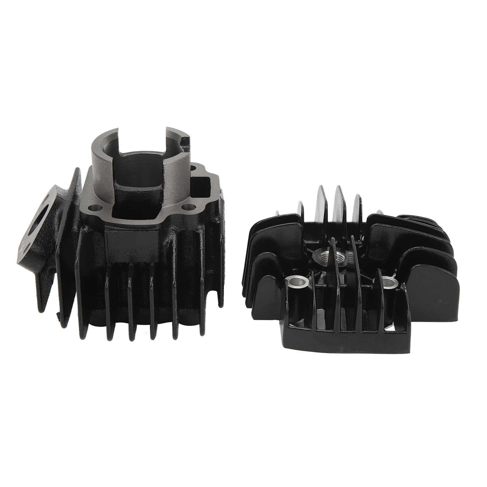 4J2 11111 00 00 Alésage Cylindre Piston Culasse Kit d'extrémité supérieure avec bougie d'allumage Remplacement durable PW50 QT50 40 mm Cylindre Kit d'extrémité supérieure Ensemble