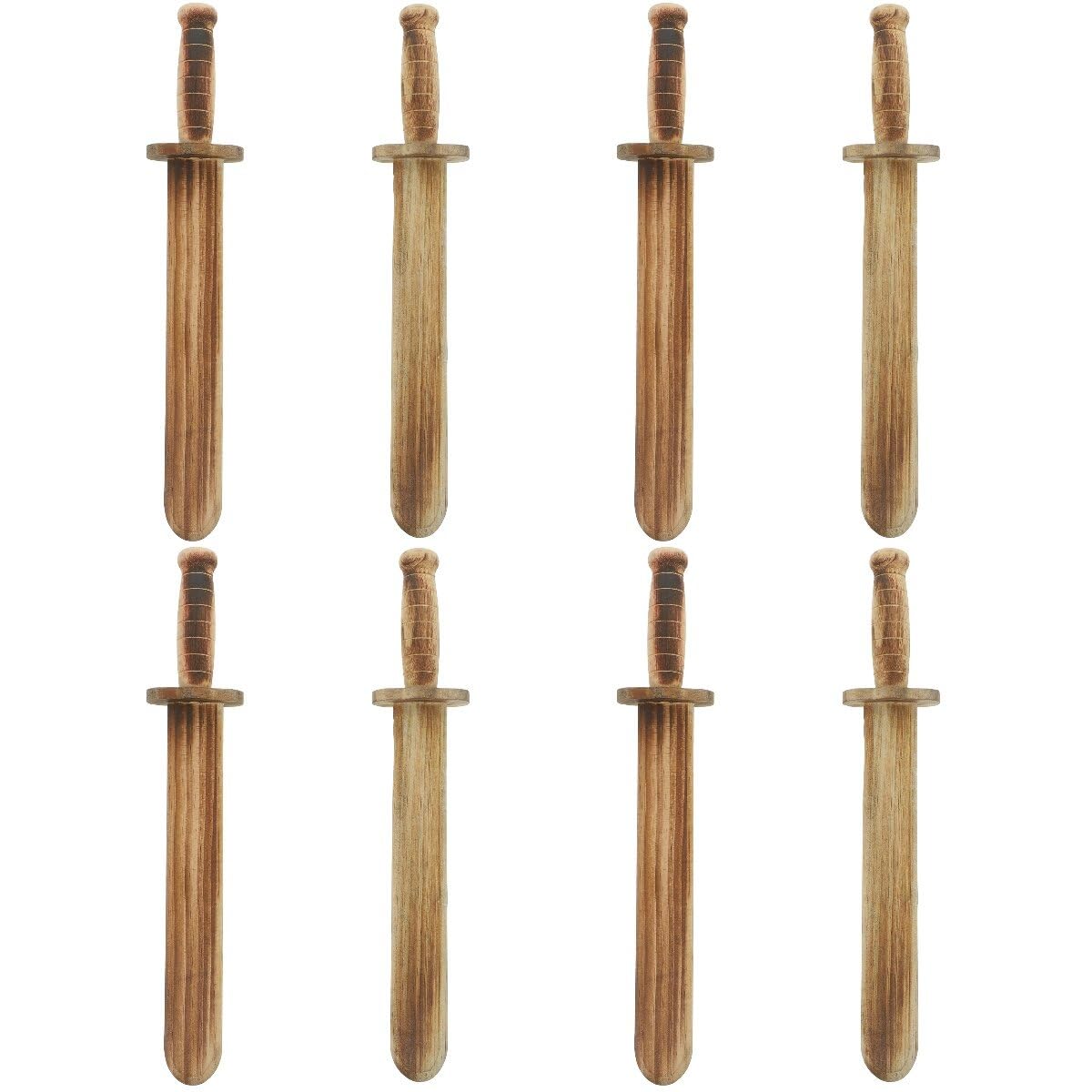 Totority Pack of 8 Wooden Knife Toy Boys Toy Woody Toy Funny Play Swords Wooden Swords Props Wooden Light for Wooden Swords for