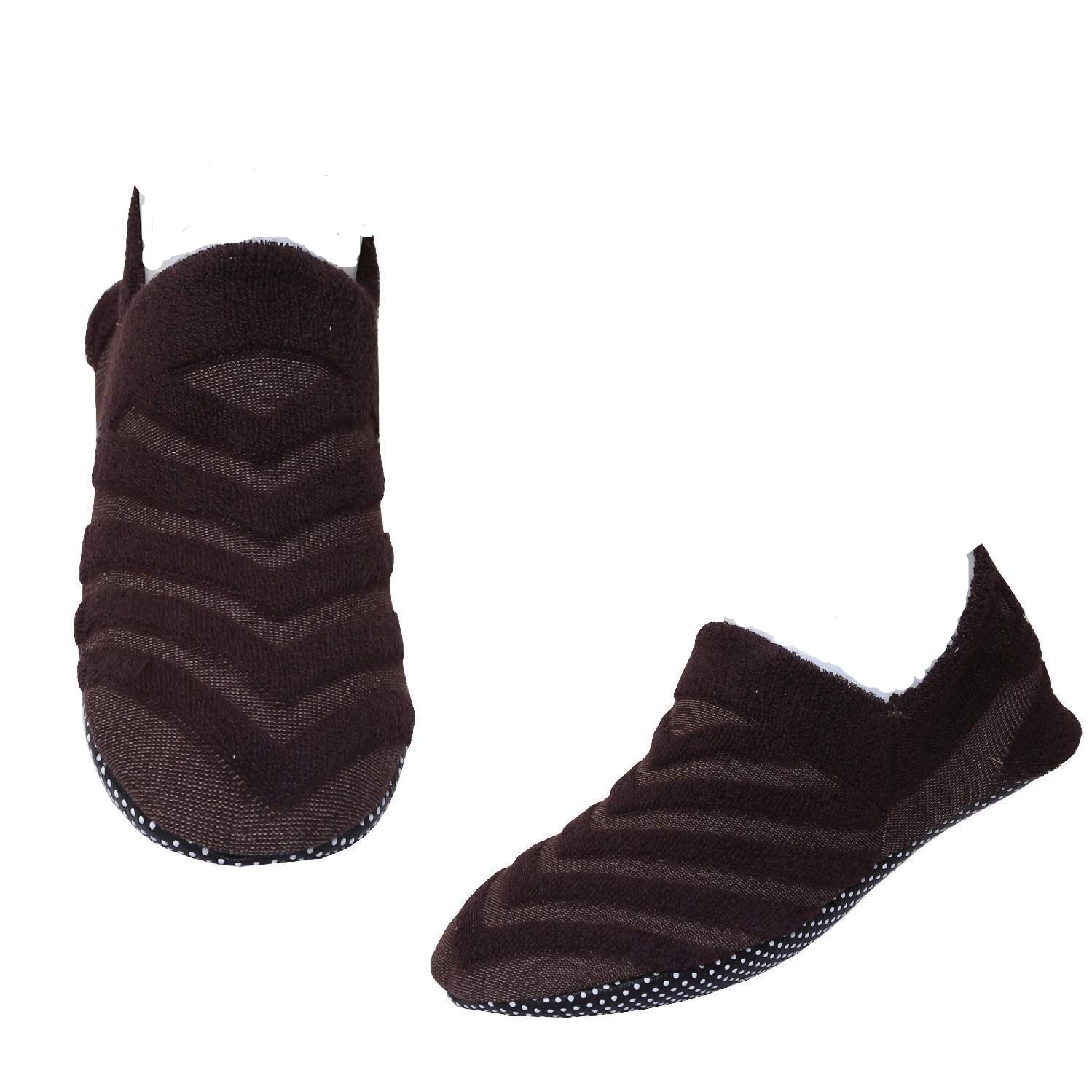 Anti Skid/Slip Slipper Socks (2 Pair Pack) – Lightweight Rubber Grip Slippers Sock For Women & Men | Ultrasoft Comfort Slipper Shoes For Office, Home, Outdoor & Indoor-image-17