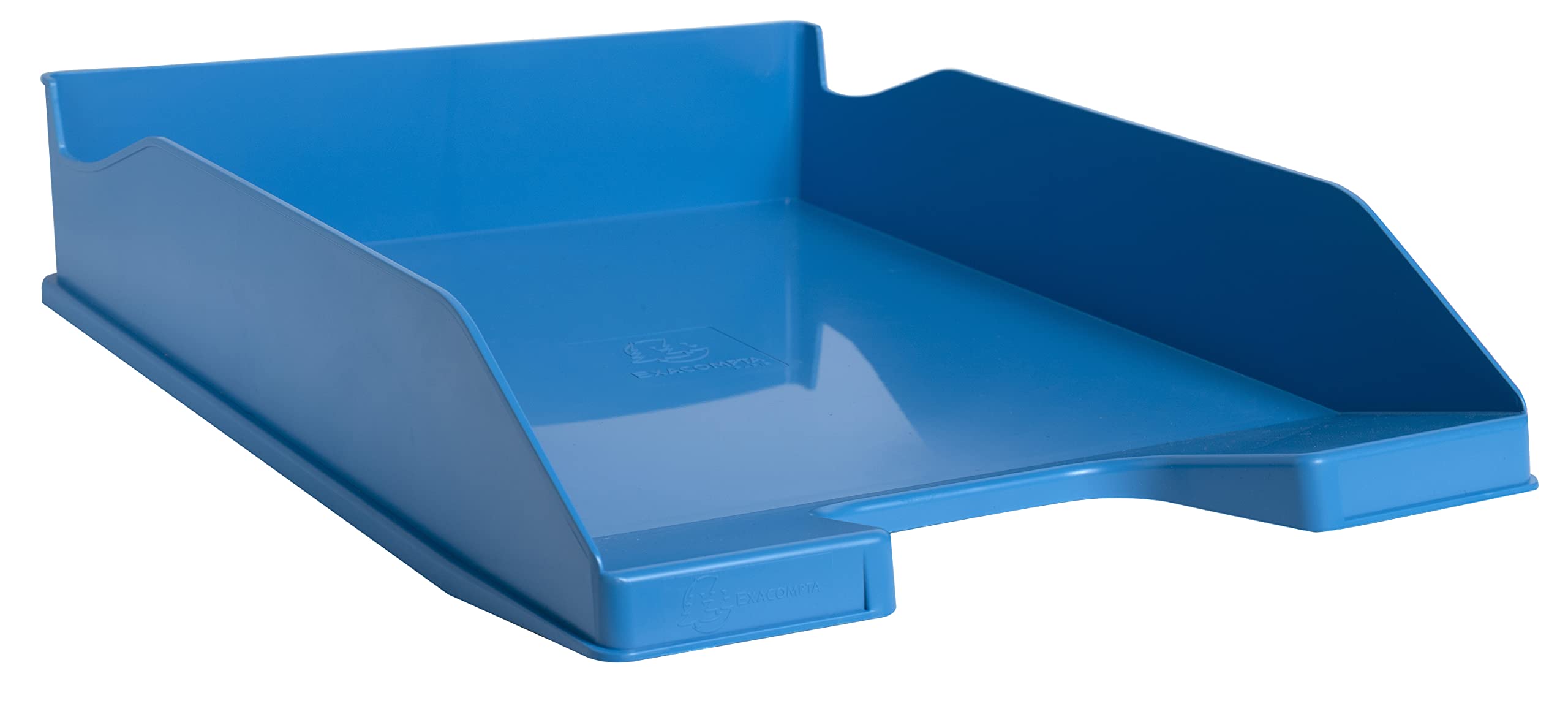 Exacompta - Ref. 113283D - 1 Combo Midi Bee Blue letter tray - for A4+ format documents - dimensions 34.6 x 25.5 x 6.5 cm - turquoise color