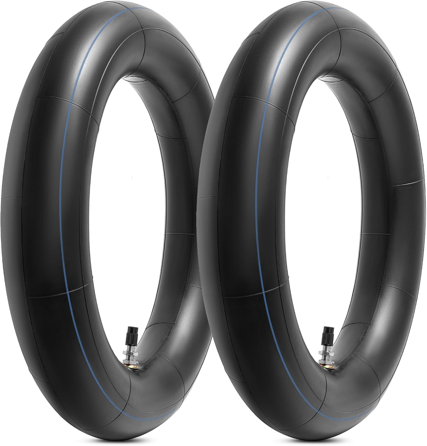 2-PCS 2.75/3.00-10(80/100-10) TR4 Straight Valve Stem Heavy Duty Butyl Rubber Dirt Bike Inner Tubes Compatible with 2.75-10 3.00-10 80/100-10 Mini Pit Bikes, Off-Road Motorcycles Front/Rear Tire Tubes