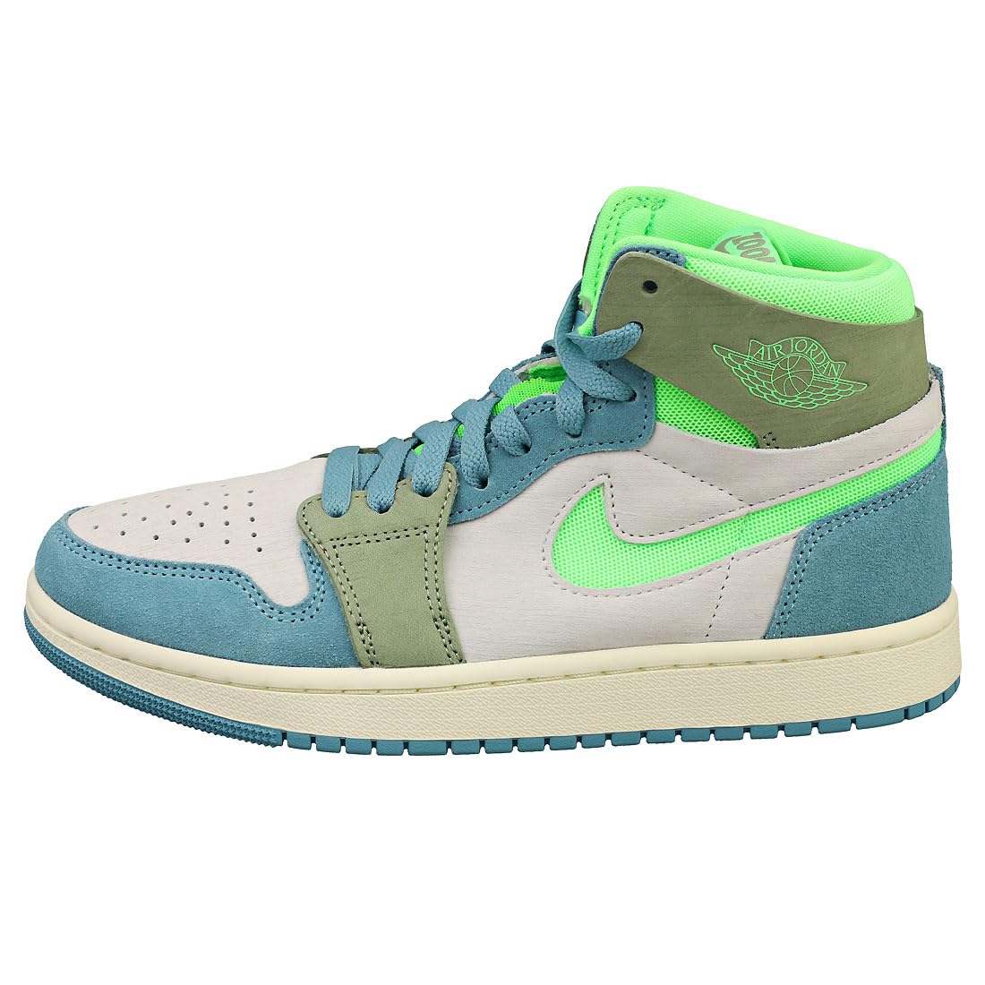 Nike Zapatos Air Jordan 1 Mid Zoom CMFT 2 Cerulean/OilGreen