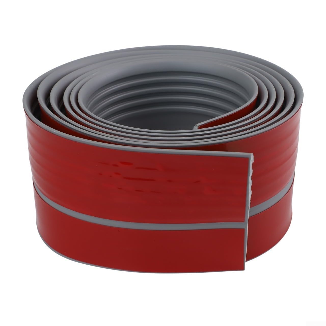 Bordo antiscivolo per gradini, 3 m, in gomma vinilica grigia, per interni ed esterni, perfetto per pavimenti in legno e marmo, sicurezza e durata per il miglioramento della casa