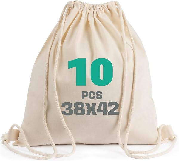 SCANDBAGS Sacchetti da Ginnastica in Cotone