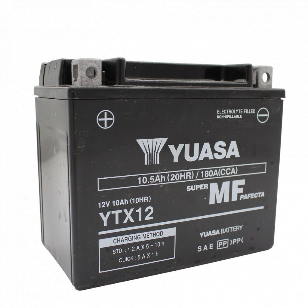 Yuasa YTX12 batteria moto 12V precaricata sigillata