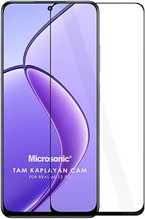Microsonic Realme 12 5G Tam Kaplayan Temperli Cam 