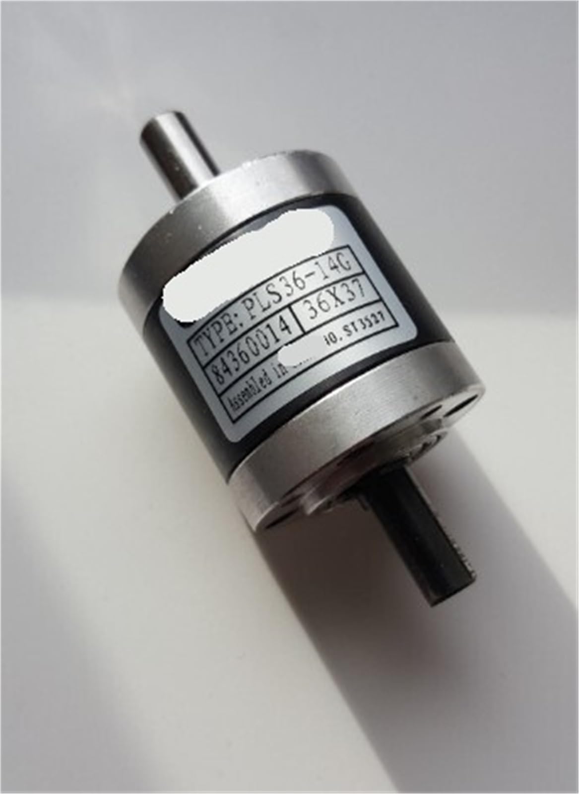 Reductor de velocidad planetario de doble eje de 36 mm, 139:1, PLS36