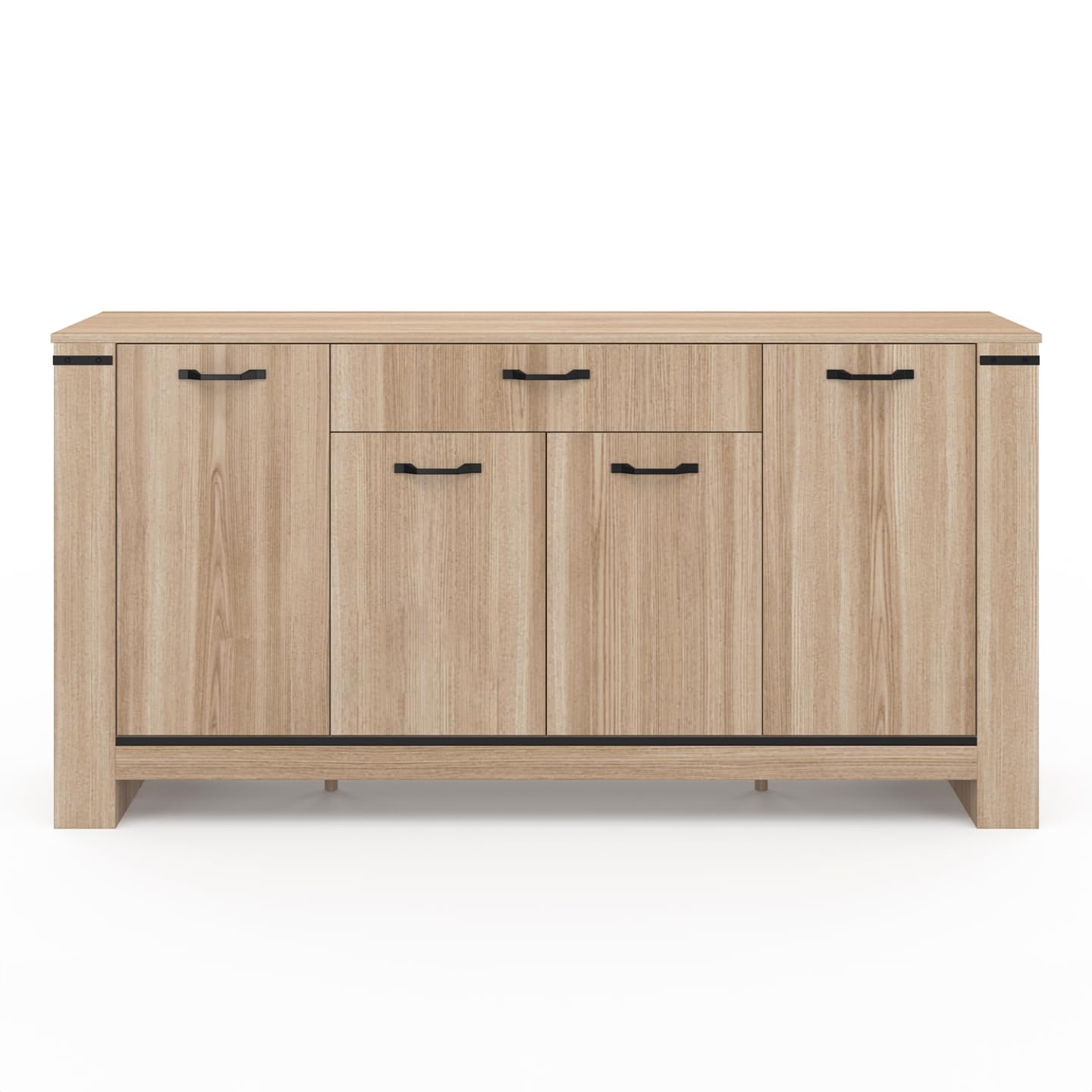 IDMarket - Buffet 160 m Idaho 4 Portes avec tiroir Design Contemporain