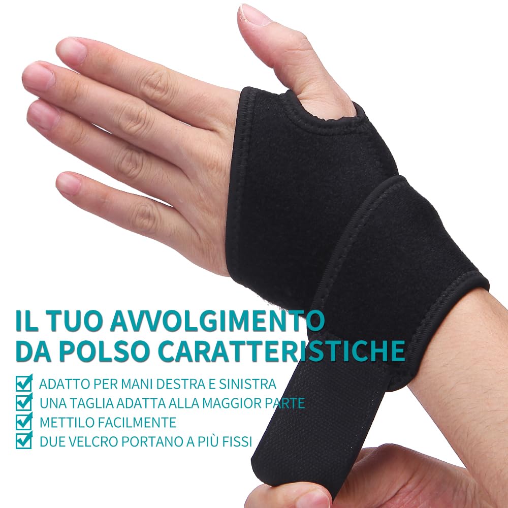 Tutore per tunnel carpale | Tutore polso ManuLoc