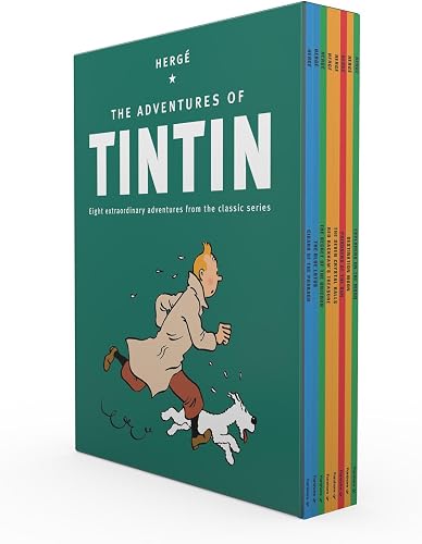The Adventures of Tintin: 8 Title Paperback Boxed Set: The Official Classic Children's Illustrated Mystery Adventure Series