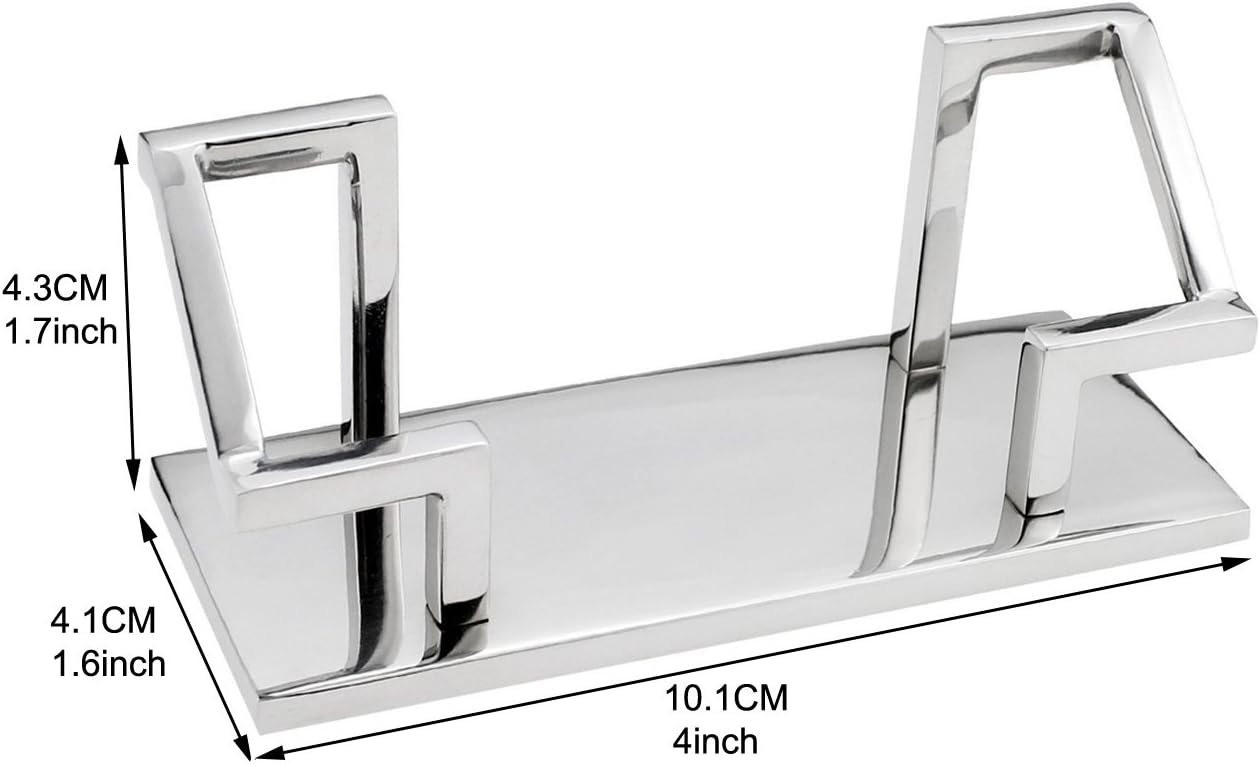 Modern Art Business Card Stand Holder Mr101 Stainless Steel Mirror Polish Patented Luxury High-end Desk Accessory Business Card Case Office Organizer Thanksgiving Gift Christmas Gift.