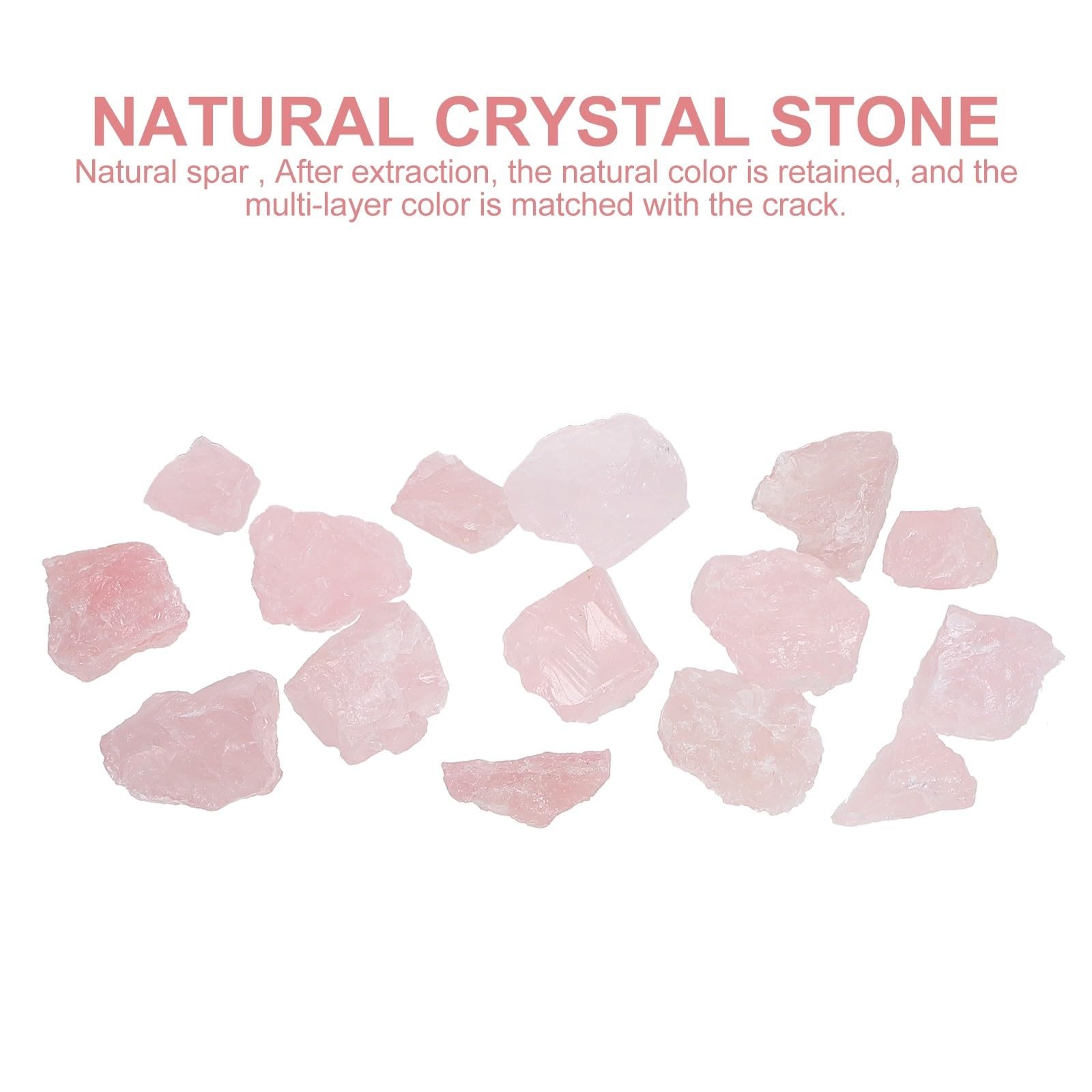 Piedra de Cristal Rosa Lámpara Aromática para Dormitorio y Baño
