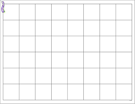 Trend Graphing Grid Large Squares Wipe-Off Chart, Classroom Decor, 17" x 22"
