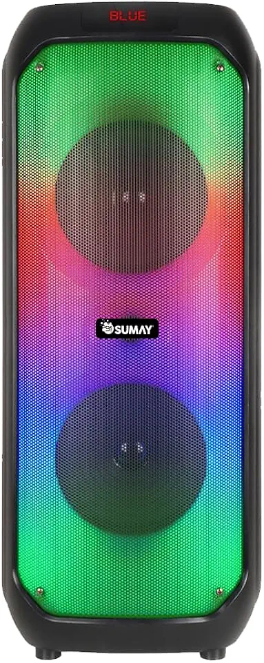 Sumay Caixa de Som Bluetooth Fire 1000W Portátil